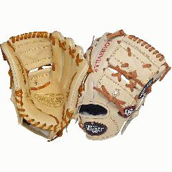  Pro Flare Cream 11.75 2-piece Web Baseball Glove (Right Handed Throw) : Desi